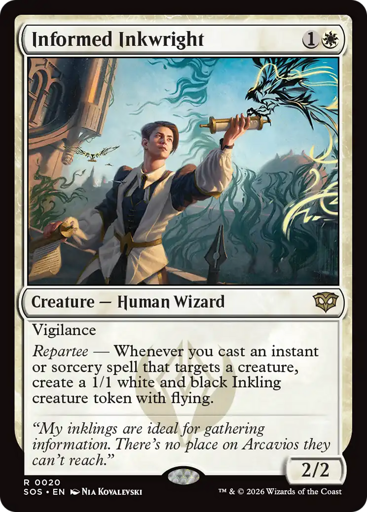 Informed Inkwright [Secrets of Strixhaven] MTG Single Magic: The Gathering | Red Claw Gaming