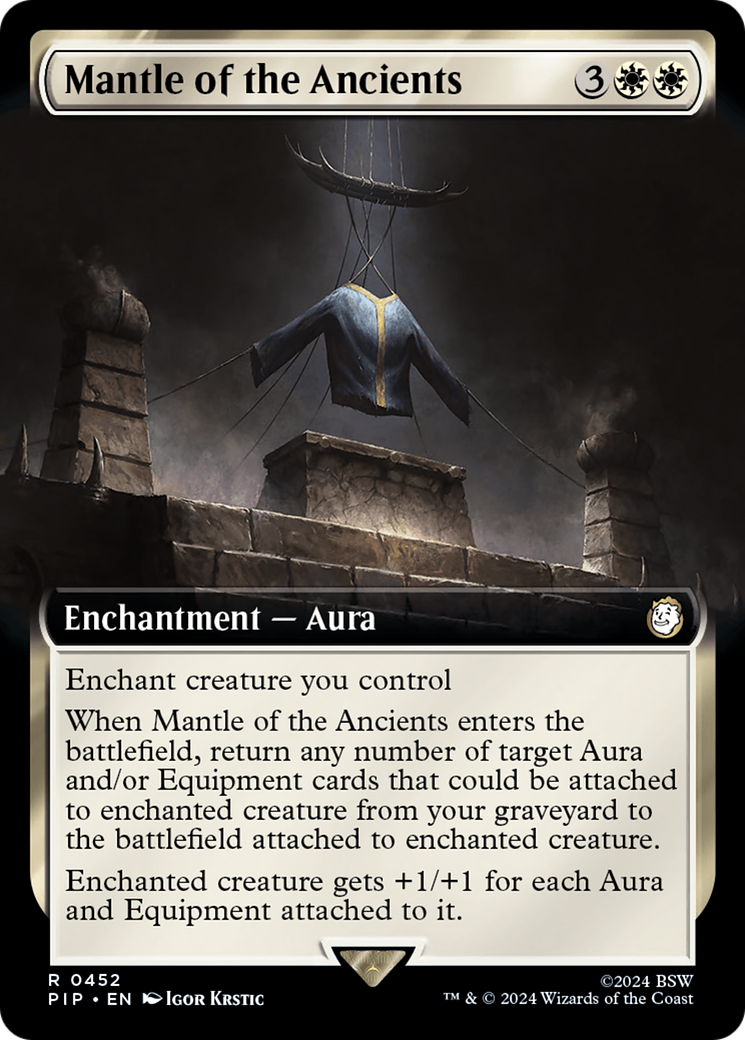 Mantle of the Ancients (Extended Art) [Fallout] MTG Single Magic: The Gathering    | Red Claw Gaming