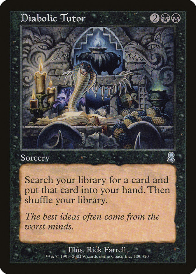 Diabolic Tutor [Odyssey] MTG Single Magic: The Gathering | Red Claw Gaming