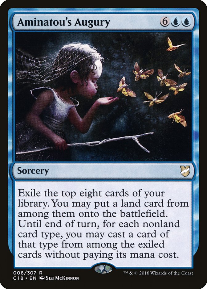 Aminatou's Augury [Commander 2018] MTG Single Magic: The Gathering | Red Claw Gaming