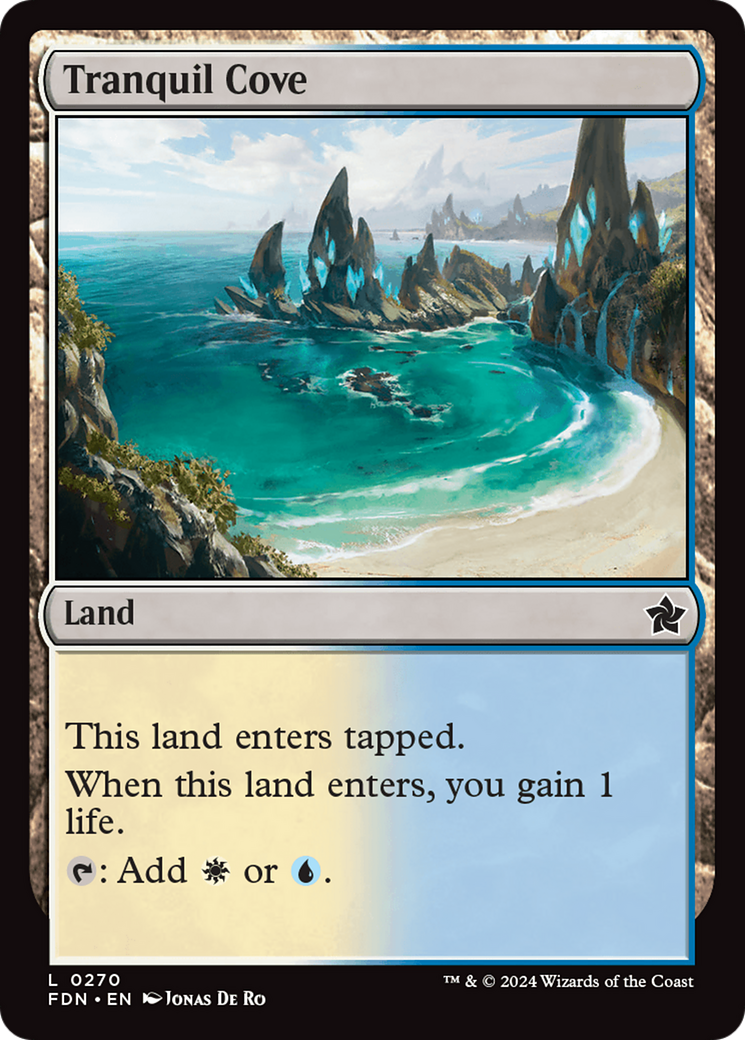 Tranquil Cove [Foundations] MTG Single Magic: The Gathering | Red Claw Gaming