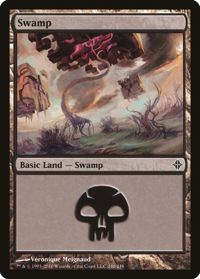 Swamp (240) [Rise of the Eldrazi] MTG Single Magic: The Gathering | Red Claw Gaming