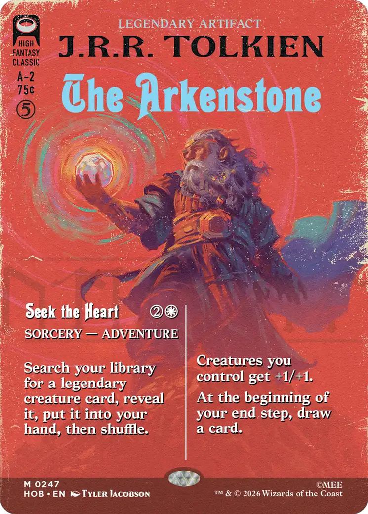 The Arkenstone (Borderless) [The Hobbit] MTG Single Magic: The Gathering | Red Claw Gaming