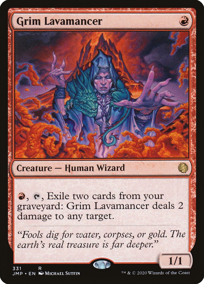 Grim Lavamancer [Jumpstart] MTG Single Magic: The Gathering | Red Claw Gaming