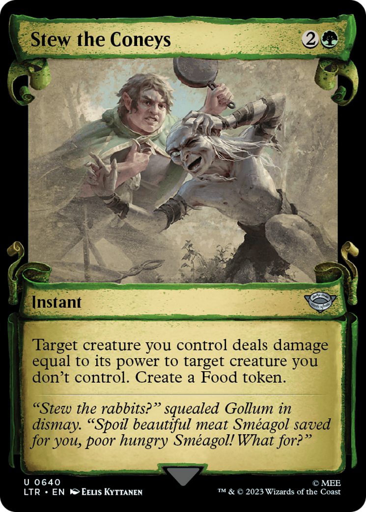 Stew the Coneys [The Lord of the Rings: Tales of Middle-Earth Showcase Scrolls] MTG Single Magic: The Gathering | Red Claw Gaming