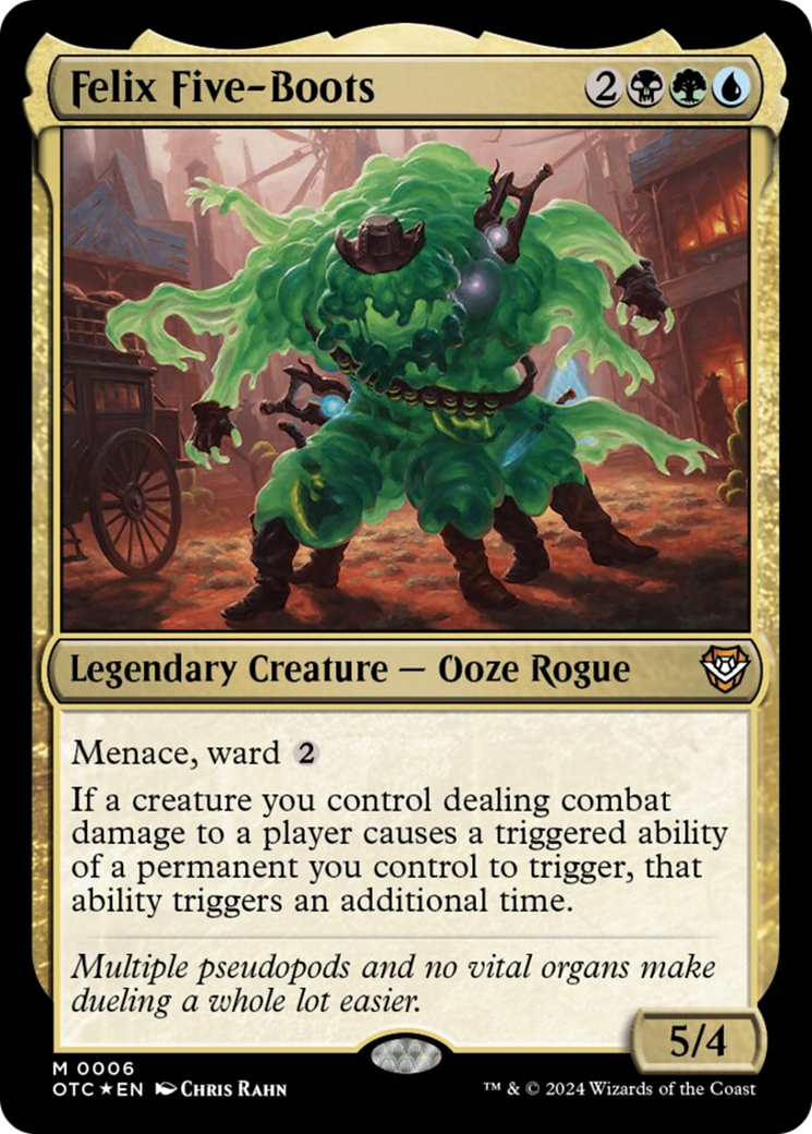 Felix Five-Boots [Outlaws of Thunder Junction Commander] MTG Single Magic: The Gathering | Red Claw Gaming