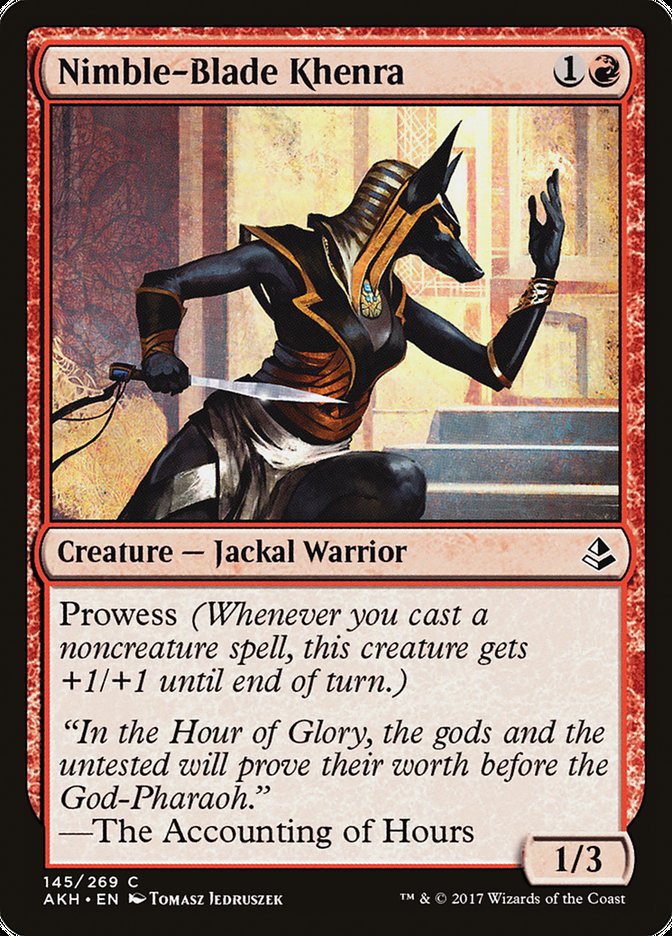 Nimble-Blade Khenra [Amonkhet] MTG Single Magic: The Gathering | Red Claw Gaming