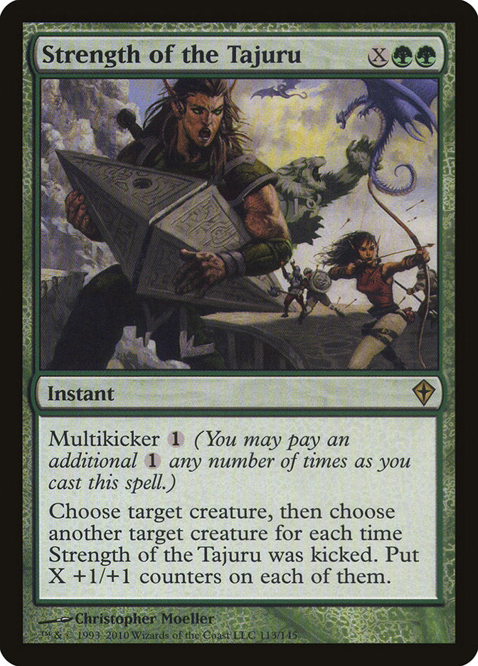 Strength of the Tajuru [Worldwake] MTG Single Magic: The Gathering | Red Claw Gaming