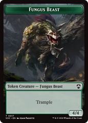 Goat // Fungus Beast Double-Sided Token [Secrets of Strixhaven Commander Tokens] MTG Single Magic: The Gathering | Red Claw Gaming