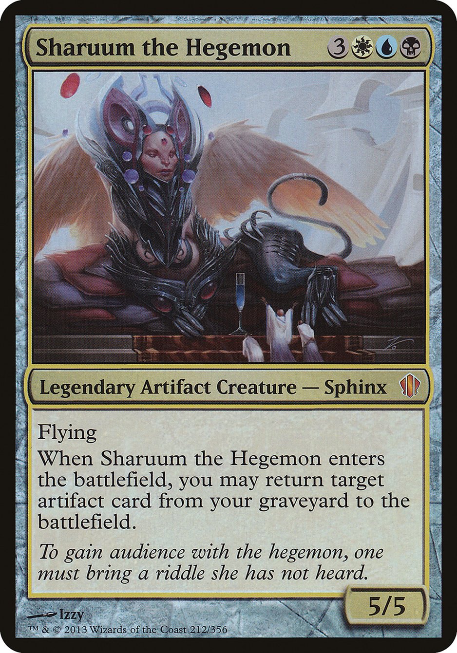 Sharuum the Hegemon (Oversized) [Commander 2013 Oversized] MTG Single Magic: The Gathering | Red Claw Gaming
