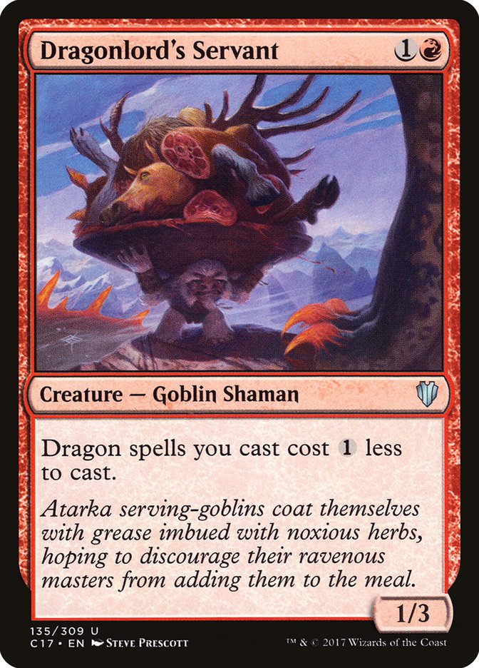Dragonlord's Servant [Commander 2017] MTG Single Magic: The Gathering | Red Claw Gaming