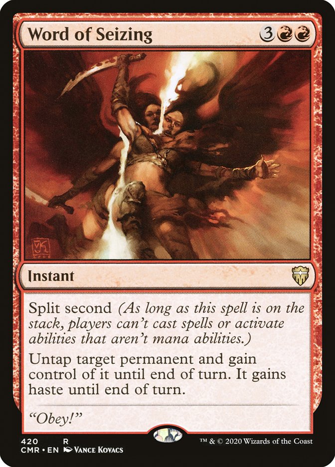 Word of Seizing [Commander Legends] MTG Single Magic: The Gathering | Red Claw Gaming