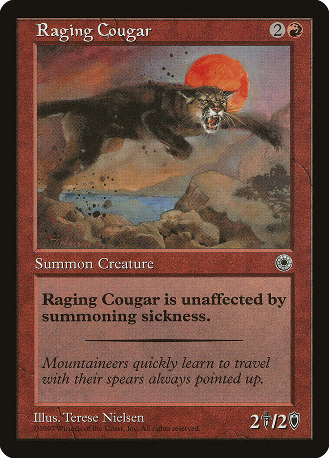 Raging Cougar [Portal] MTG Single Magic: The Gathering | Red Claw Gaming
