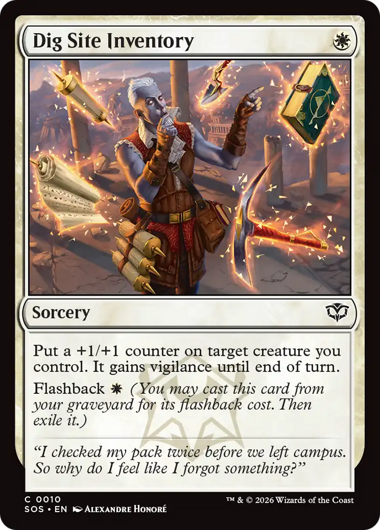 Dig Site Inventory [Secrets of Strixhaven] MTG Single Magic: The Gathering | Red Claw Gaming