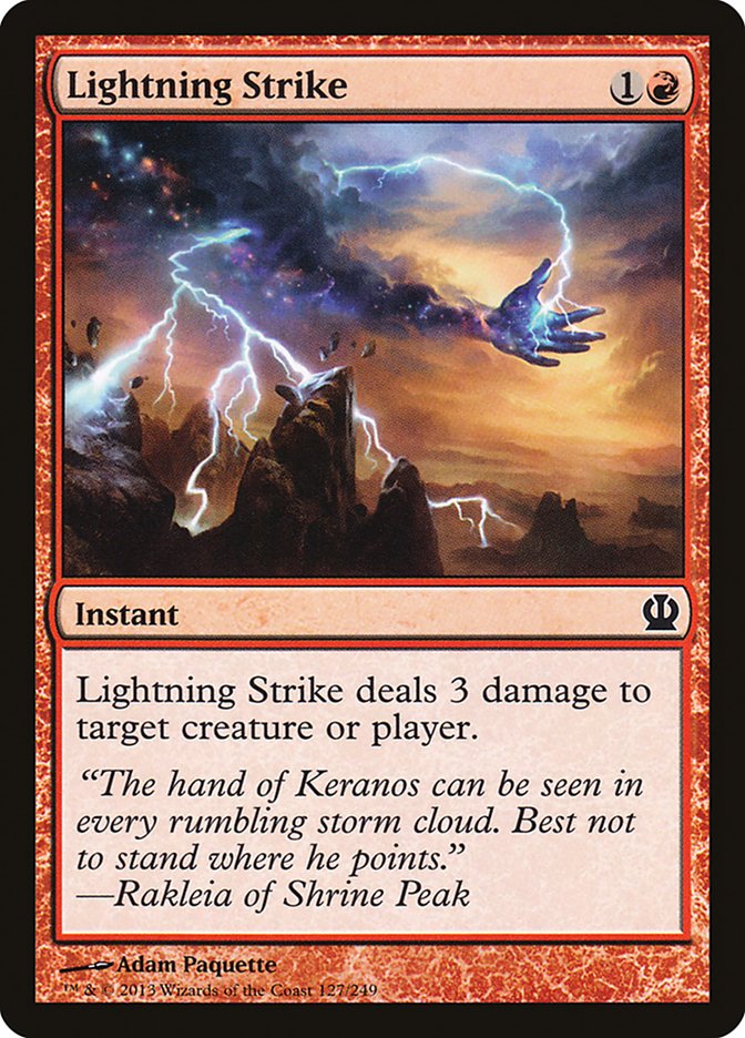 Lightning Strike [Theros] MTG Single Magic: The Gathering | Red Claw Gaming