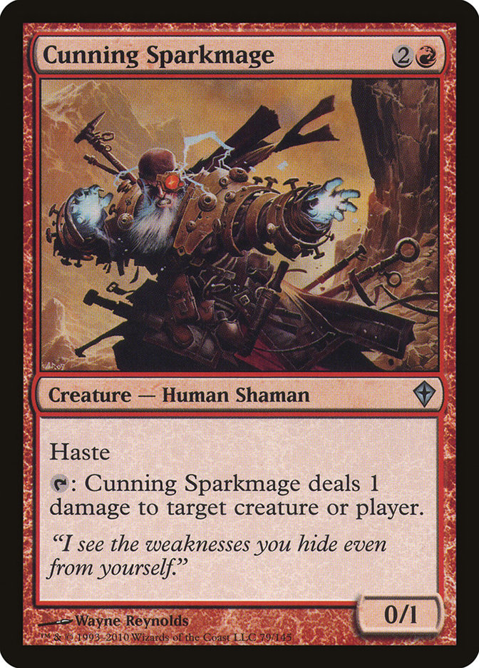 Cunning Sparkmage [Worldwake] MTG Single Magic: The Gathering | Red Claw Gaming