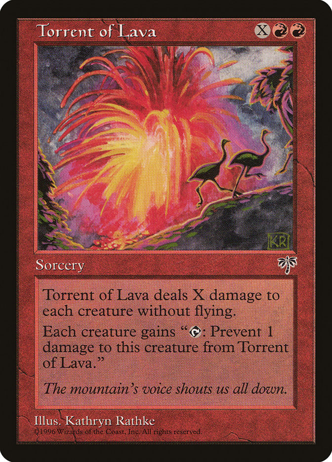 Torrent of Lava [Mirage] MTG Single Magic: The Gathering | Red Claw Gaming