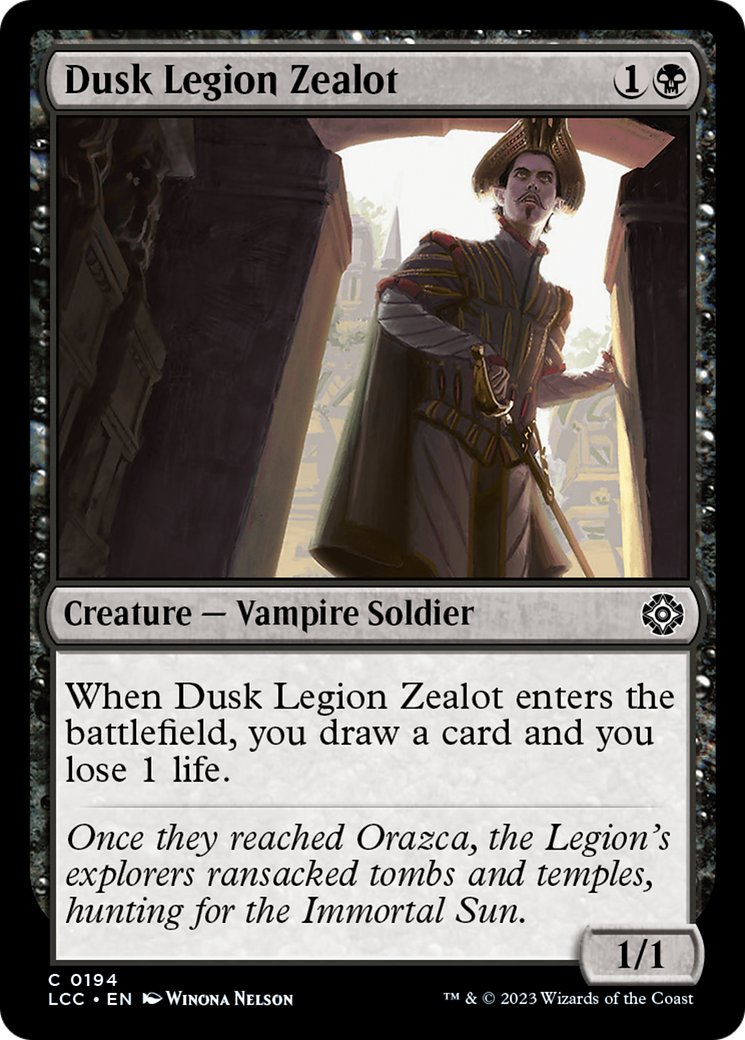Dusk Legion Zealot [The Lost Caverns of Ixalan Commander] MTG Single Magic: The Gathering | Red Claw Gaming