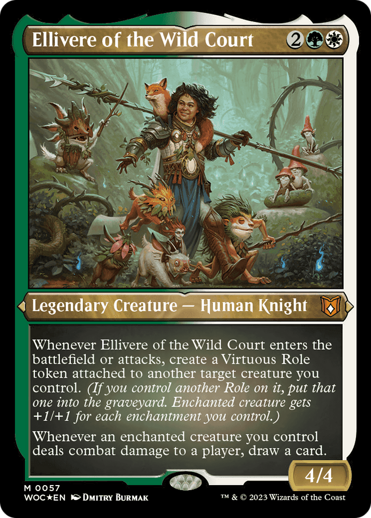 Ellivere of the Wild Court (Display Commander) [Wilds of Eldraine Commander] MTG Single Magic: The Gathering | Red Claw Gaming