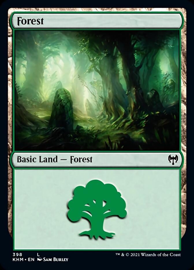 Forest (398) [Kaldheim] MTG Single Magic: The Gathering | Red Claw Gaming