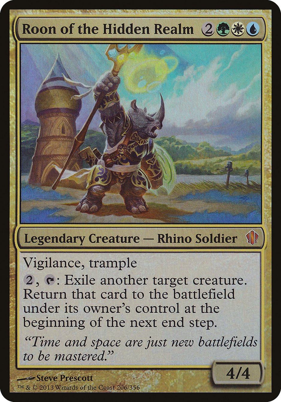 Roon of the Hidden Realm (Oversized) [Commander 2013 Oversized] MTG Single Magic: The Gathering | Red Claw Gaming