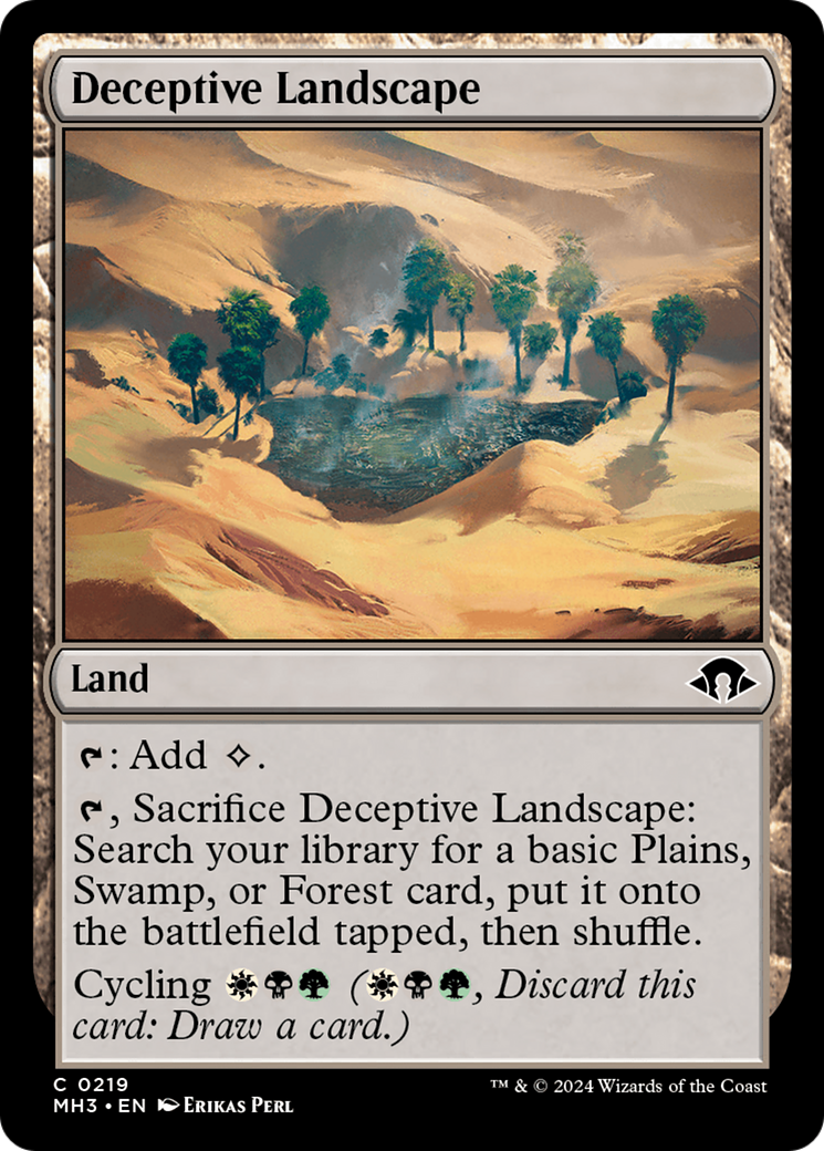 Deceptive Landscape [Modern Horizons 3] MTG Single Magic: The Gathering    | Red Claw Gaming