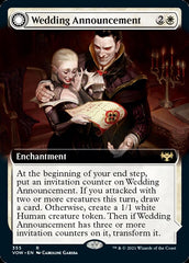 Wedding Announcement // Wedding Festivity (Extended Art) [Innistrad: Crimson Vow] MTG Single Magic: The Gathering | Red Claw Gaming