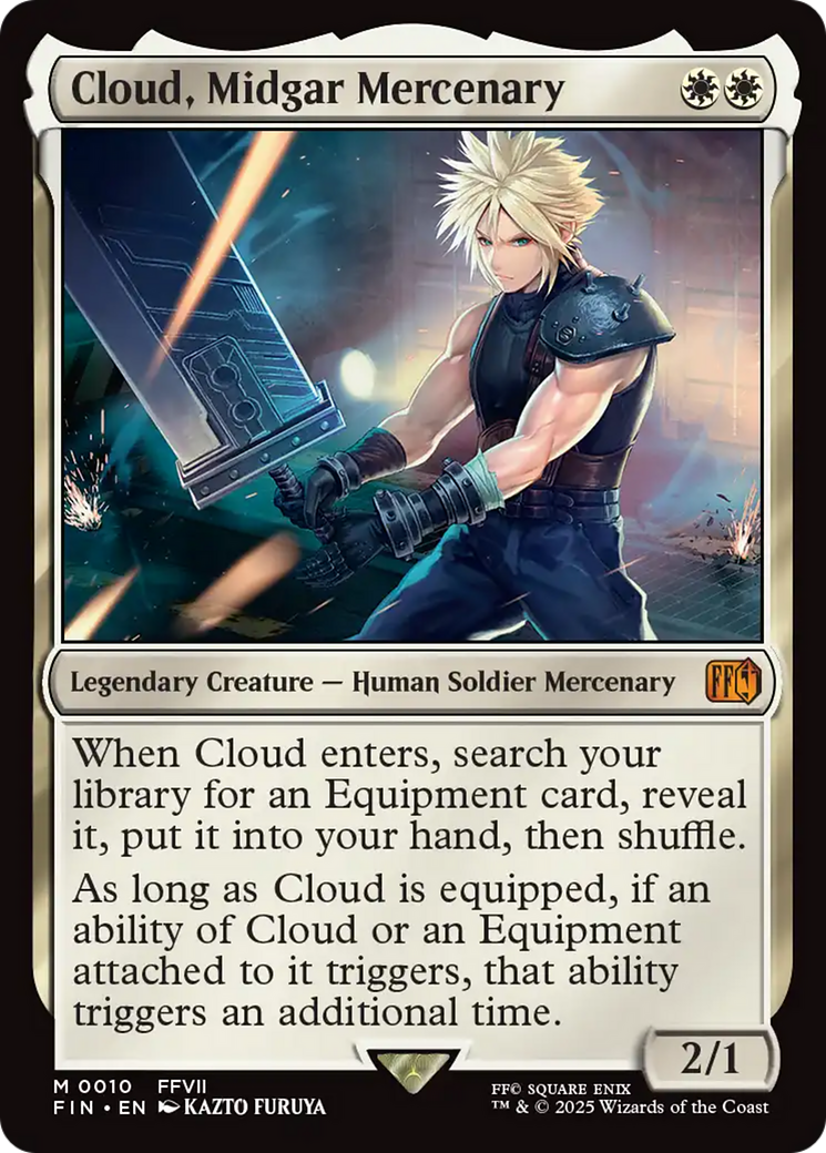 Cloud, Midgar Mercenary [FINAL FANTASY] MTG Single Magic: The Gathering | Red Claw Gaming