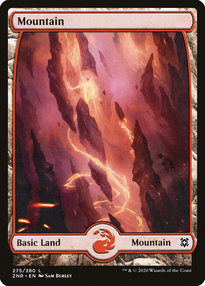 Mountain (275) [Zendikar Rising] MTG Single Magic: The Gathering | Red Claw Gaming