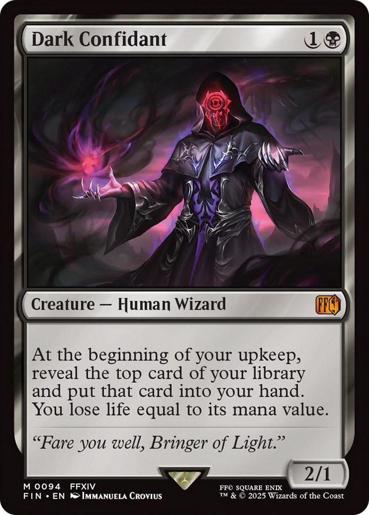 Dark Confidant [FINAL FANTASY] MTG Single Magic: The Gathering | Red Claw Gaming