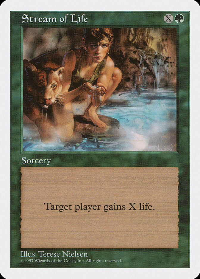 Stream of Life [Fifth Edition] MTG Single Magic: The Gathering | Red Claw Gaming