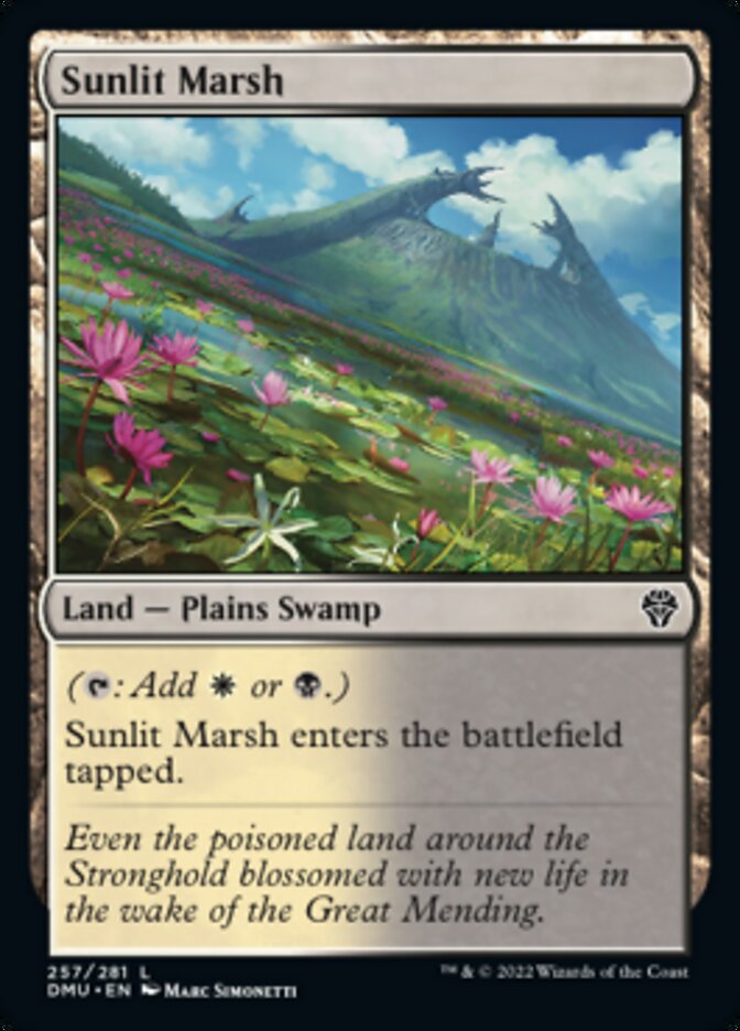Sunlit Marsh [Dominaria United] MTG Single Magic: The Gathering | Red Claw Gaming