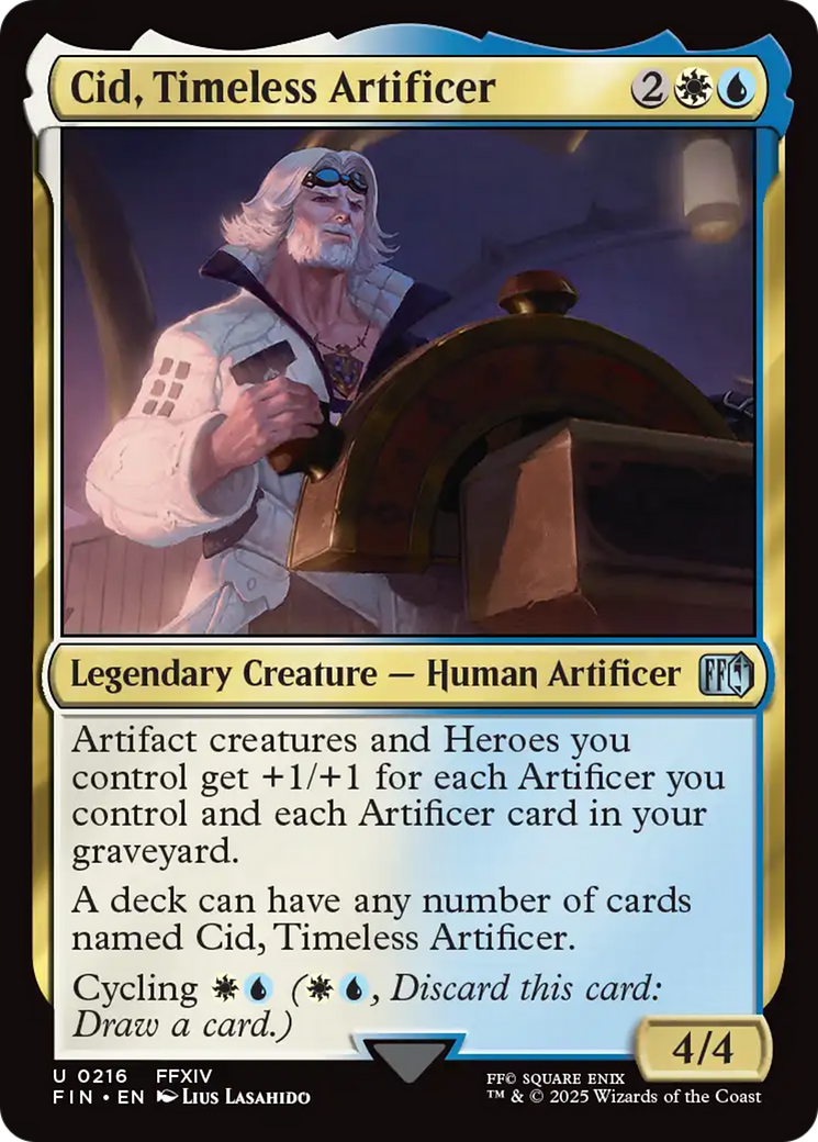 Cid, Timeless Artificer (0216) [FINAL FANTASY] MTG Single Magic: The Gathering | Red Claw Gaming