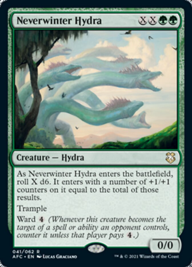 Neverwinter Hydra [Dungeons & Dragons: Adventures in the Forgotten Realms Commander] MTG Single Magic: The Gathering | Red Claw Gaming