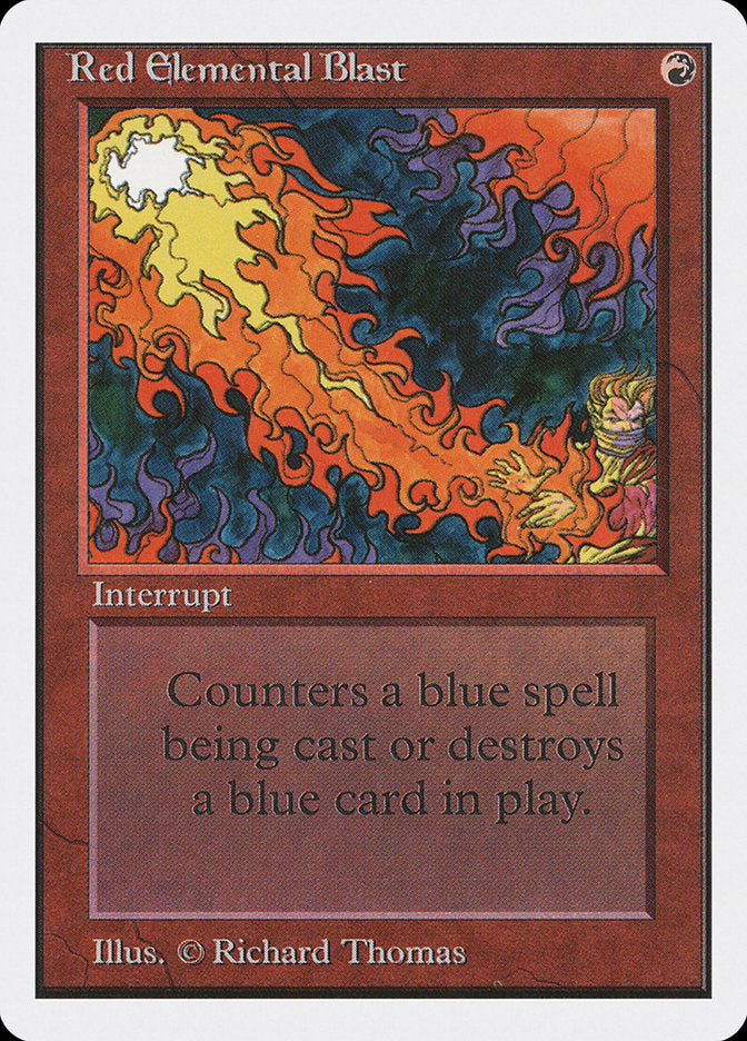 Red Elemental Blast [Unlimited Edition] MTG Single Magic: The Gathering | Red Claw Gaming