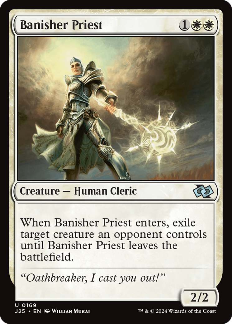 Banisher Priest [Foundations Jumpstart] MTG Single Magic: The Gathering | Red Claw Gaming