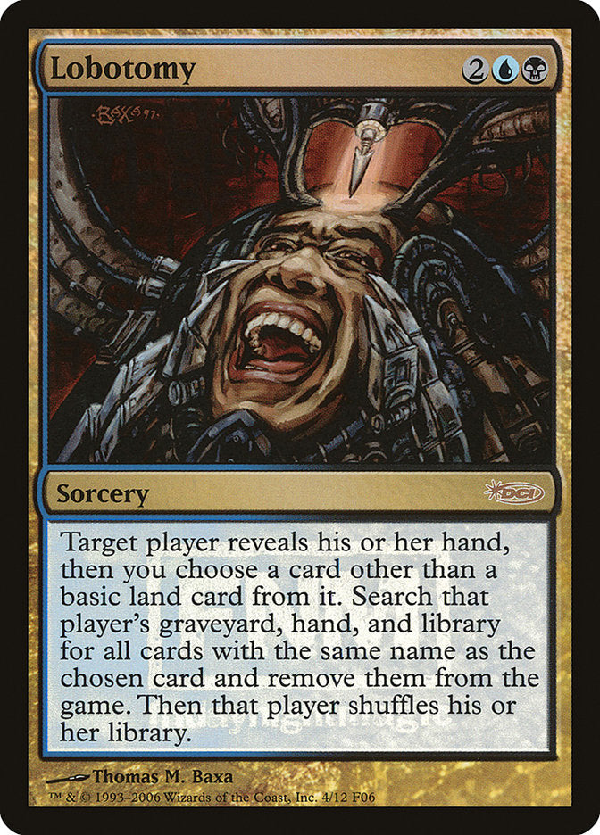 Lobotomy [Friday Night Magic 2006] MTG Single Magic: The Gathering | Red Claw Gaming