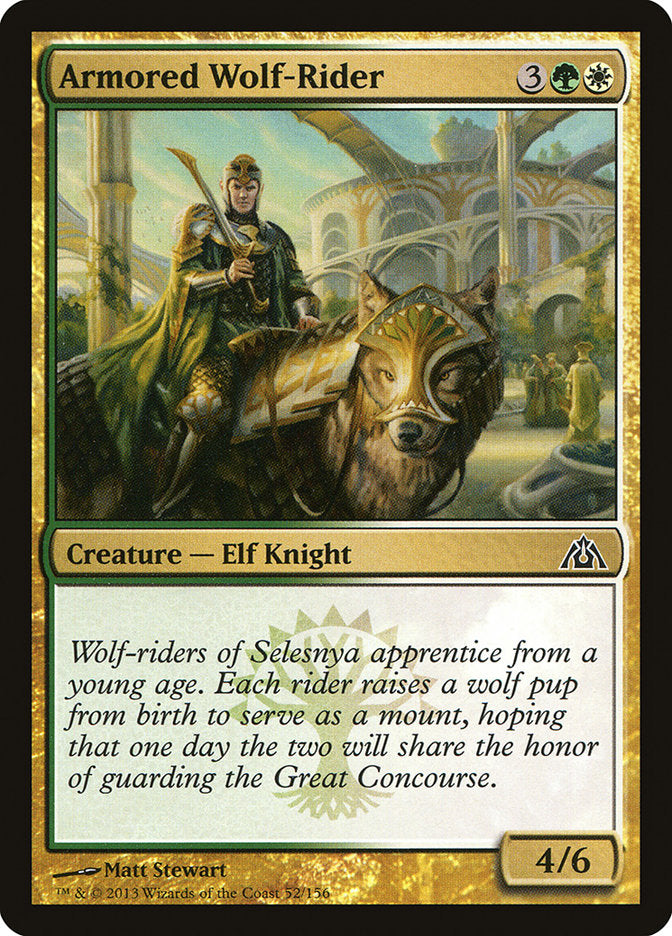 Armored Wolf-Rider [Dragon's Maze] MTG Single Magic: The Gathering | Red Claw Gaming