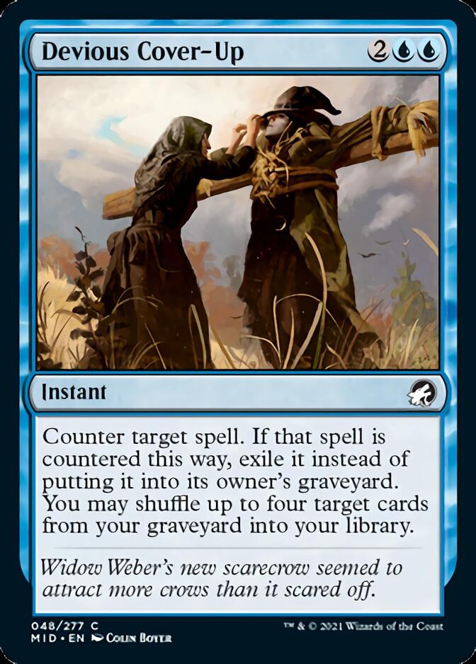 Devious Cover-Up [Innistrad: Midnight Hunt] MTG Single Magic: The Gathering | Red Claw Gaming