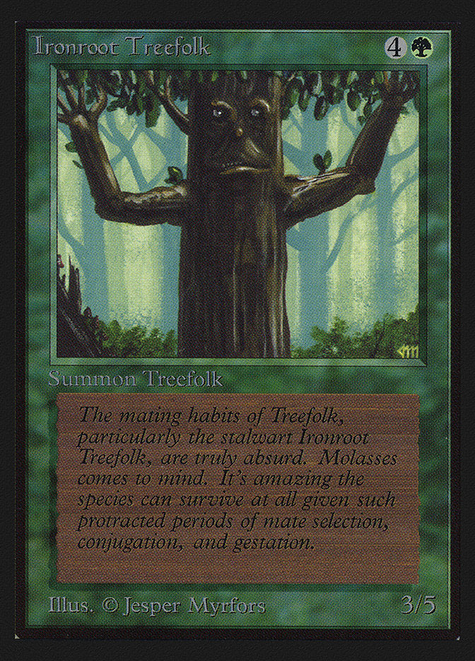 Ironroot Treefolk [International Collectors' Edition] MTG Single Magic: The Gathering | Red Claw Gaming