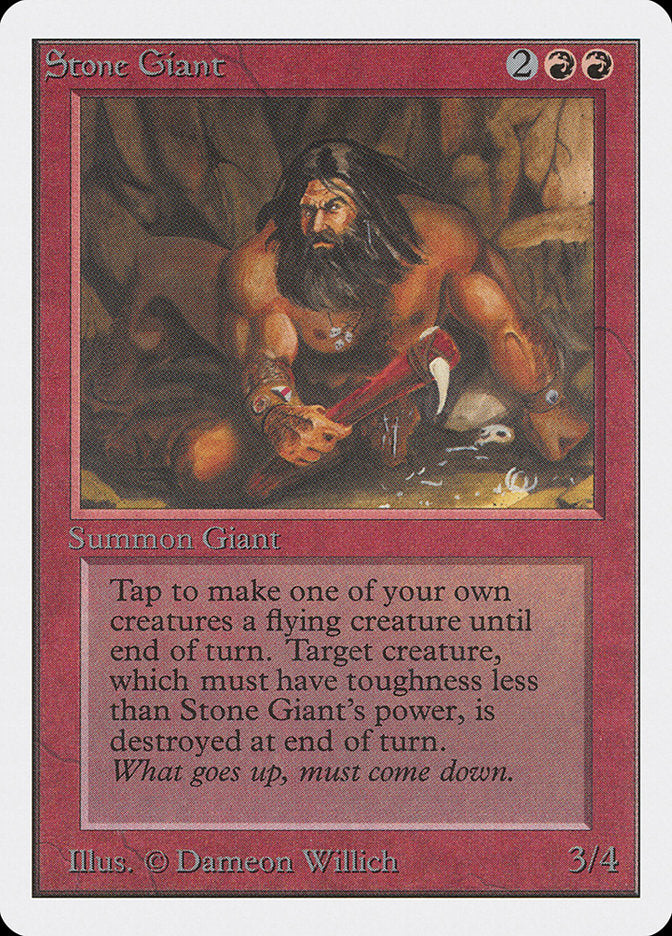 Stone Giant [Unlimited Edition] MTG Single Magic: The Gathering | Red Claw Gaming