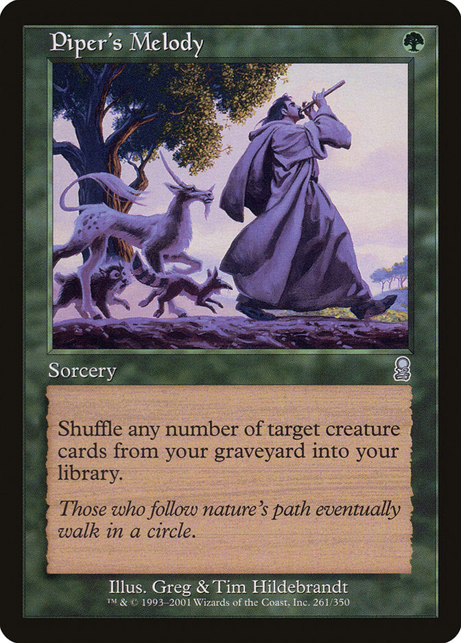 Piper's Melody [Odyssey] MTG Single Magic: The Gathering | Red Claw Gaming