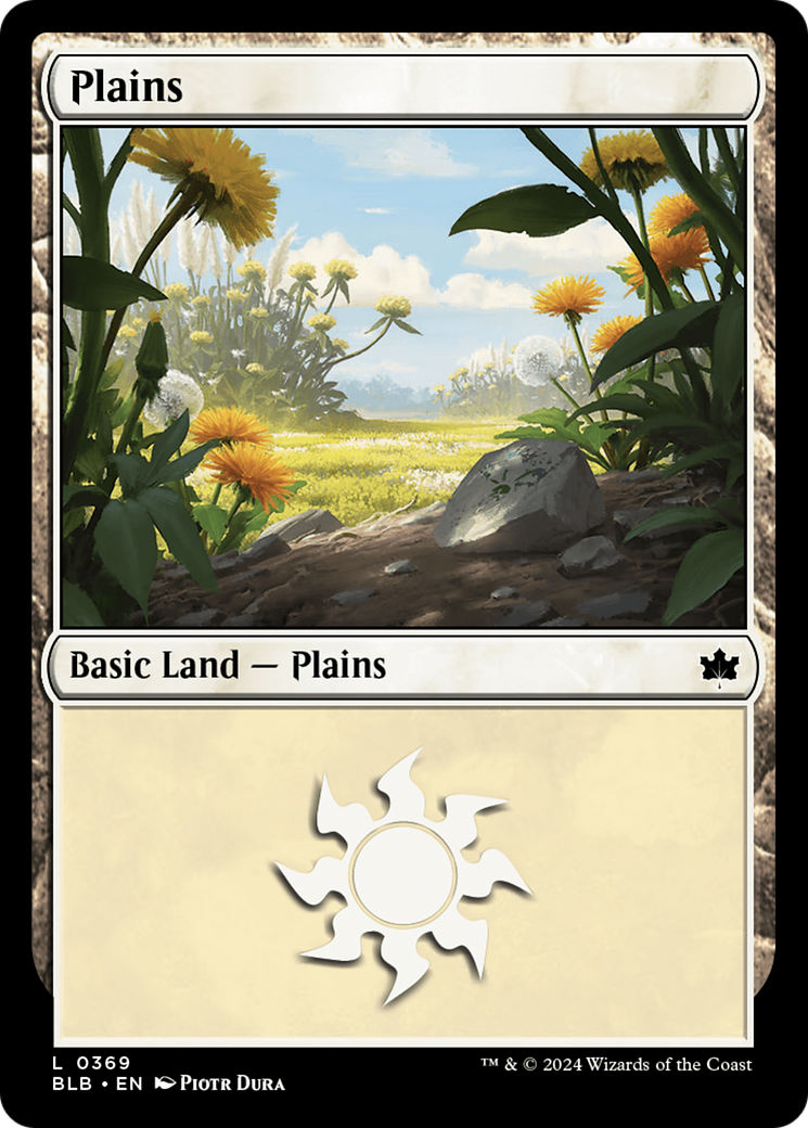 Plains (0369) [Bloomburrow] MTG Single Magic: The Gathering    | Red Claw Gaming
