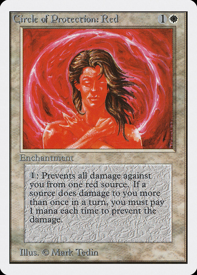 Circle of Protection: Red [Unlimited Edition] MTG Single Magic: The Gathering | Red Claw Gaming
