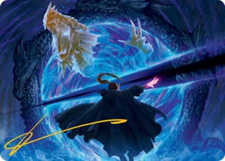 Bar the Gate Art Card (Gold-Stamped Signature) [Dungeons & Dragons: Adventures in the Forgotten Realms Art Series] MTG Single Magic: The Gathering | Red Claw Gaming