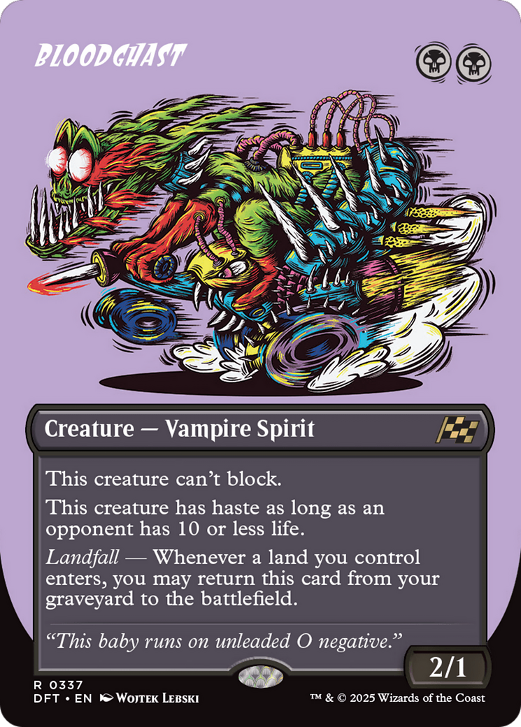 Bloodghast (Borderless) [Aetherdrift] MTG Single Magic: The Gathering | Red Claw Gaming