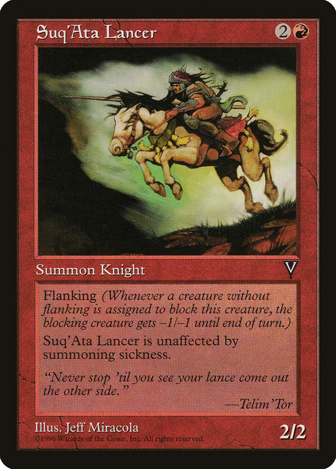 Suq'Ata Lancer [Visions] MTG Single Magic: The Gathering | Red Claw Gaming
