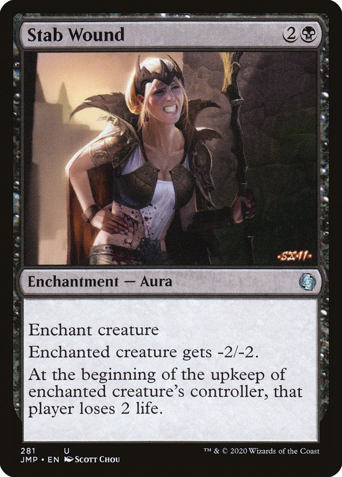 Stab Wound [Jumpstart] MTG Single Magic: The Gathering | Red Claw Gaming