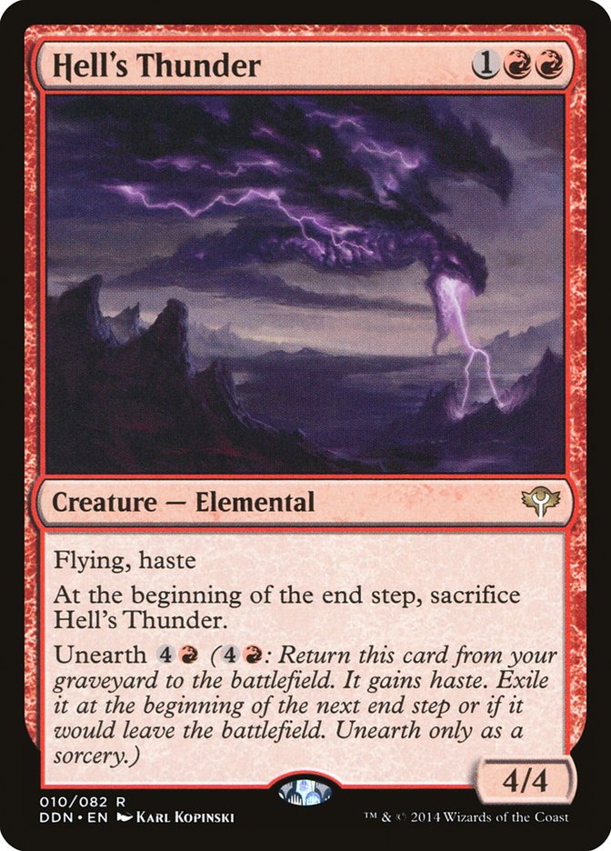 Hell's Thunder [Duel Decks: Speed vs. Cunning] MTG Single Magic: The Gathering | Red Claw Gaming