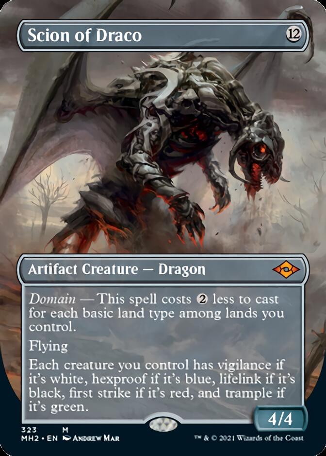 Scion of Draco (Borderless Alternate Art) [Modern Horizons 2] MTG Single Magic: The Gathering | Red Claw Gaming
